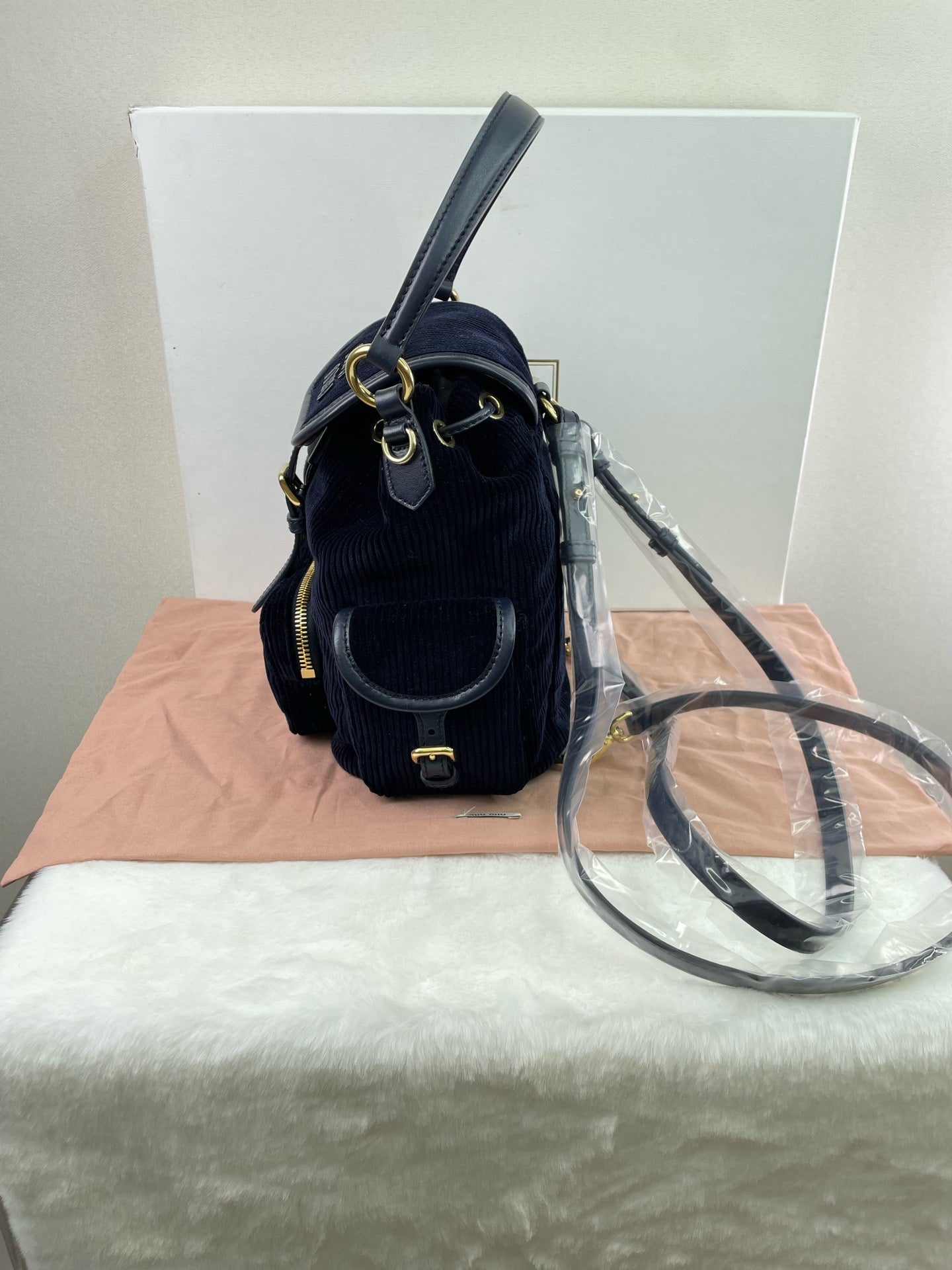 Miumiu - Other - Velvet - Navy - (medium)