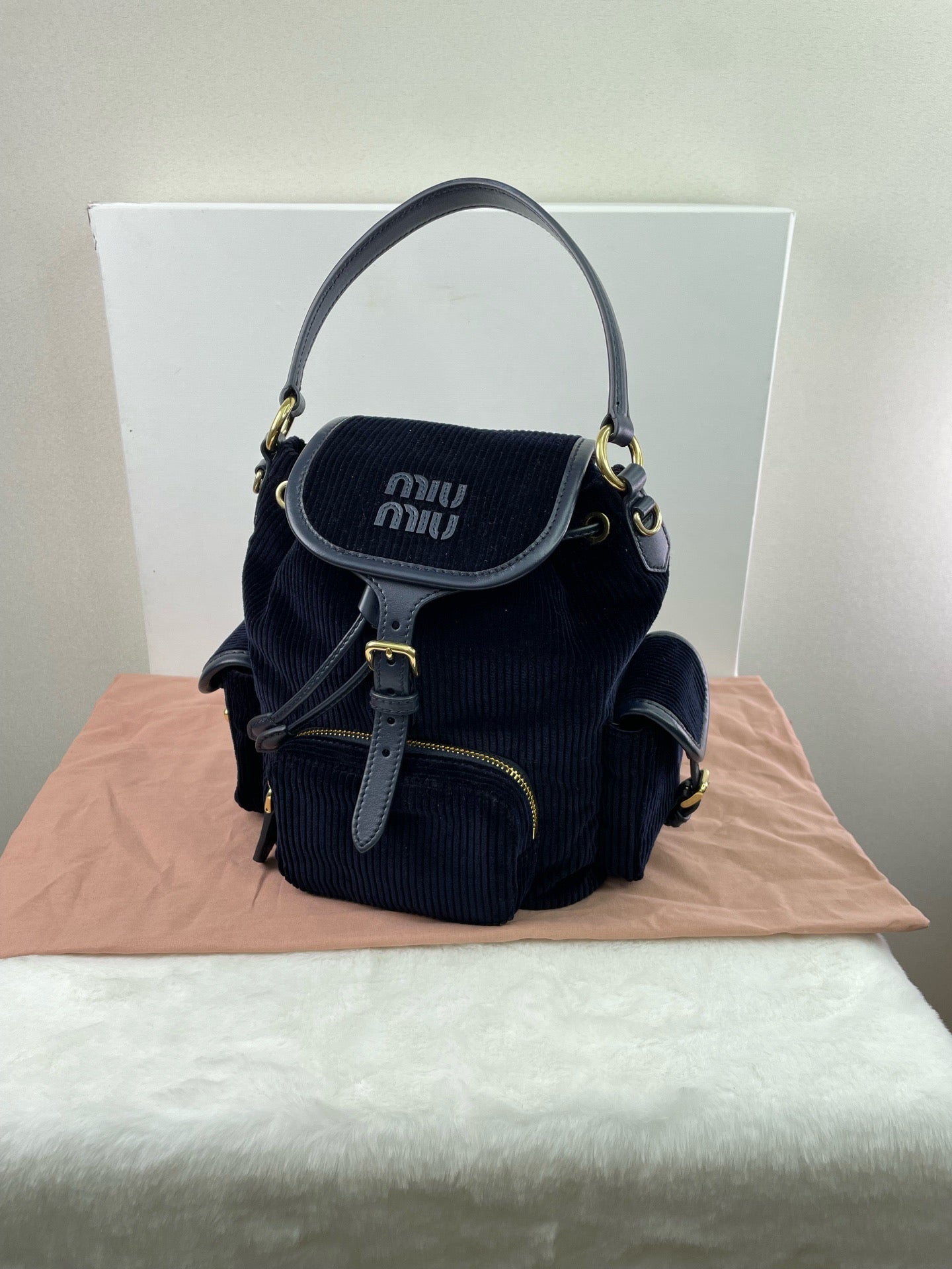 Miumiu - Other - Velvet - Navy - (medium)