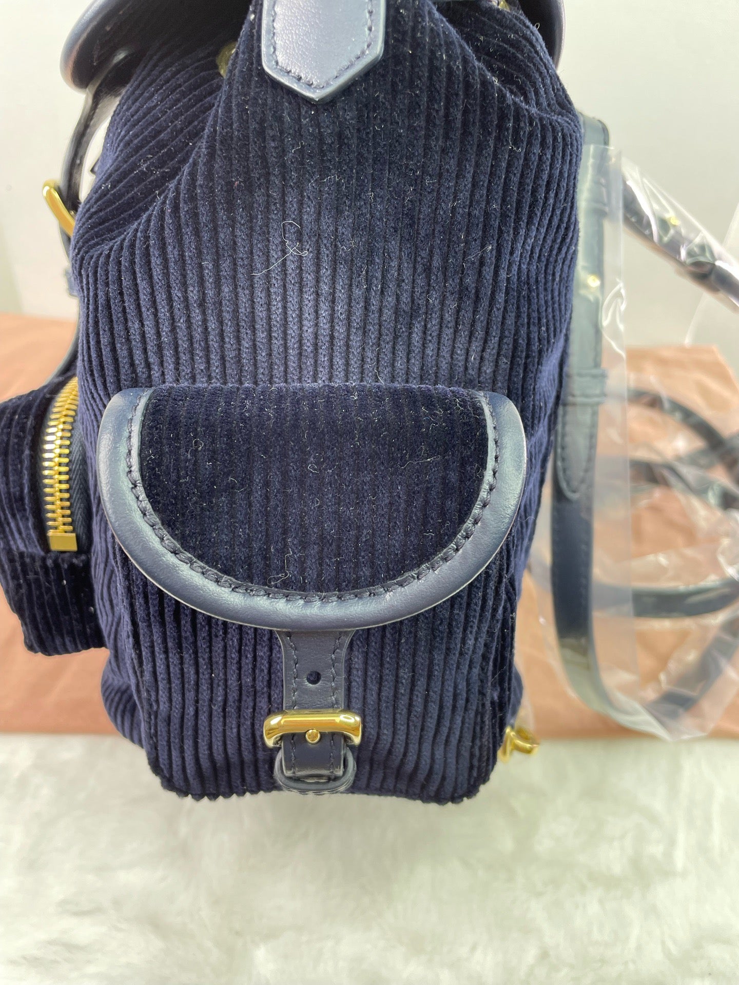 Miumiu - Other - Velvet - Navy - (medium)