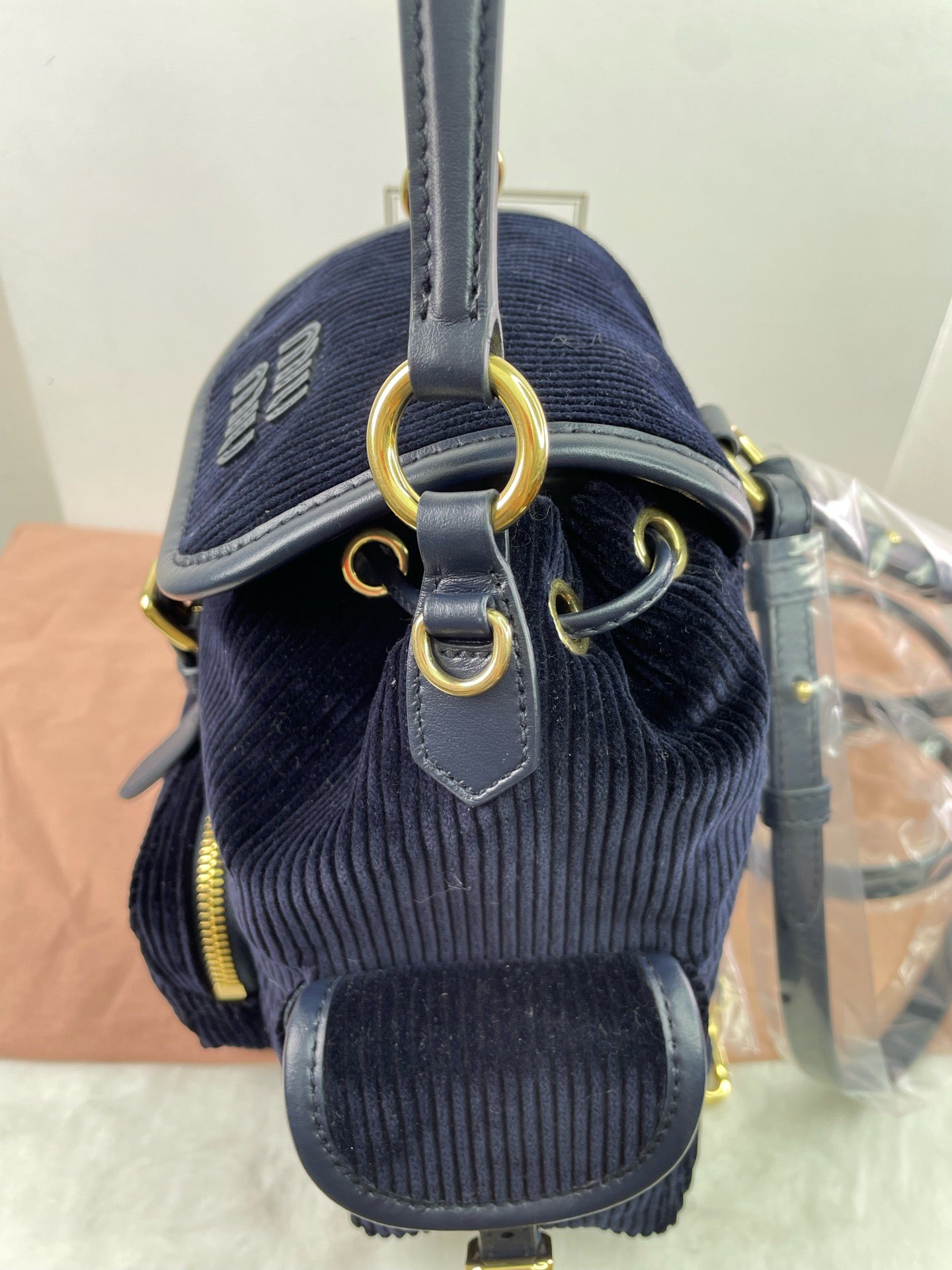 Miumiu - Other - Velvet - Navy - (medium)