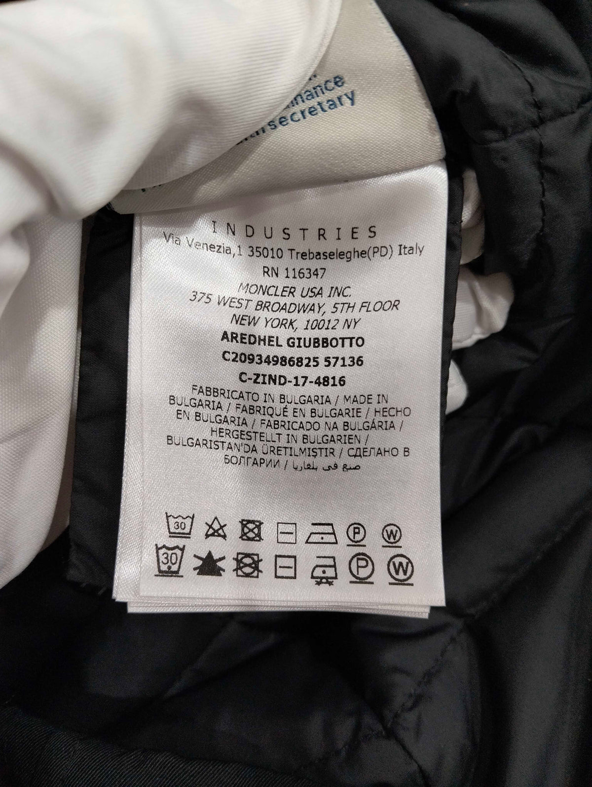Moncler - Aredhel - Polyamide - Black - (0)