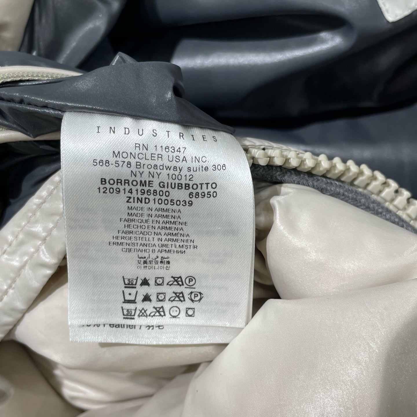 Moncler - Borrome - Polyamide - White - (3)