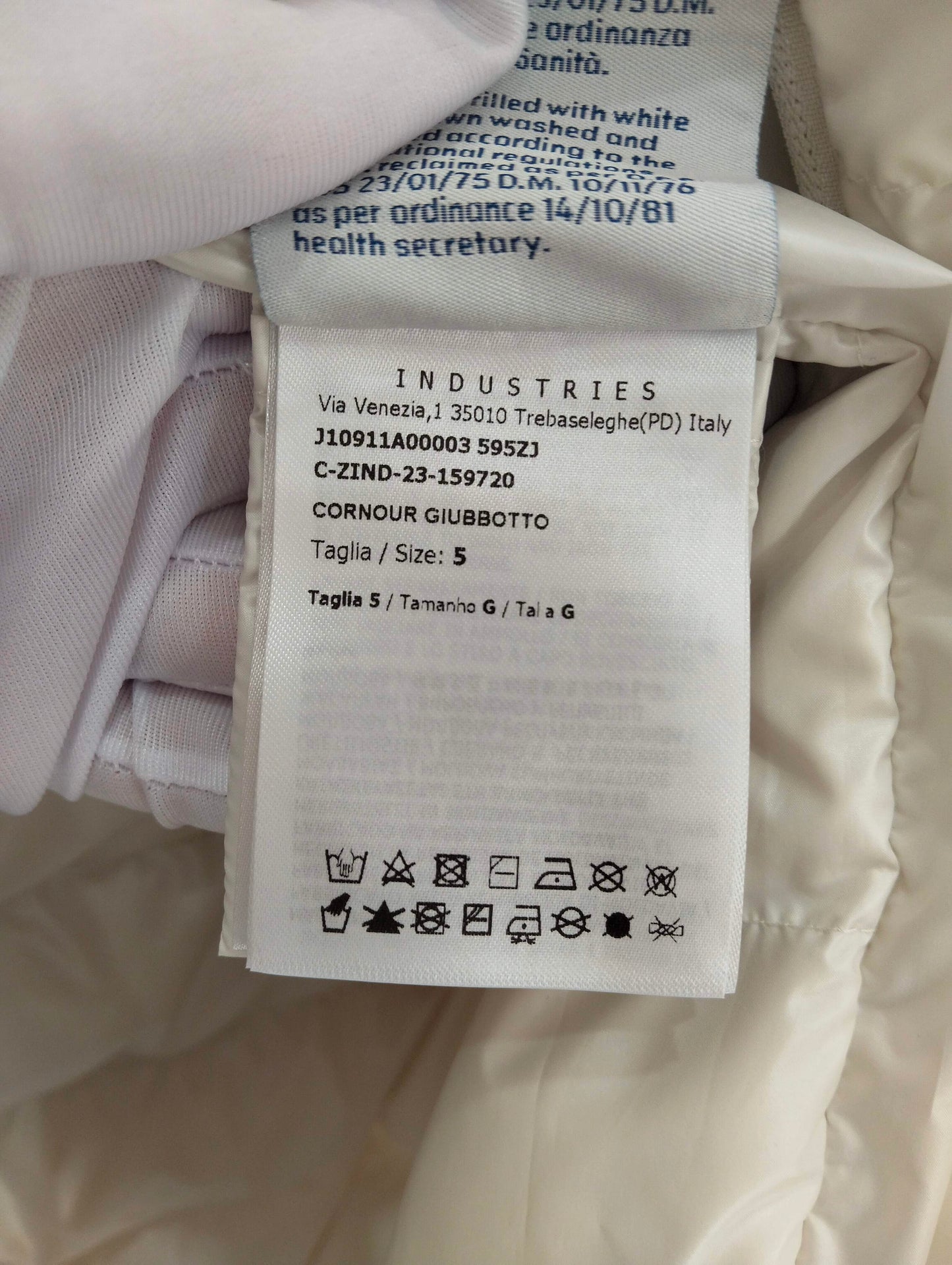 Moncler - CORNOUR GIUBBOTTO - Polyamide - White - (5)