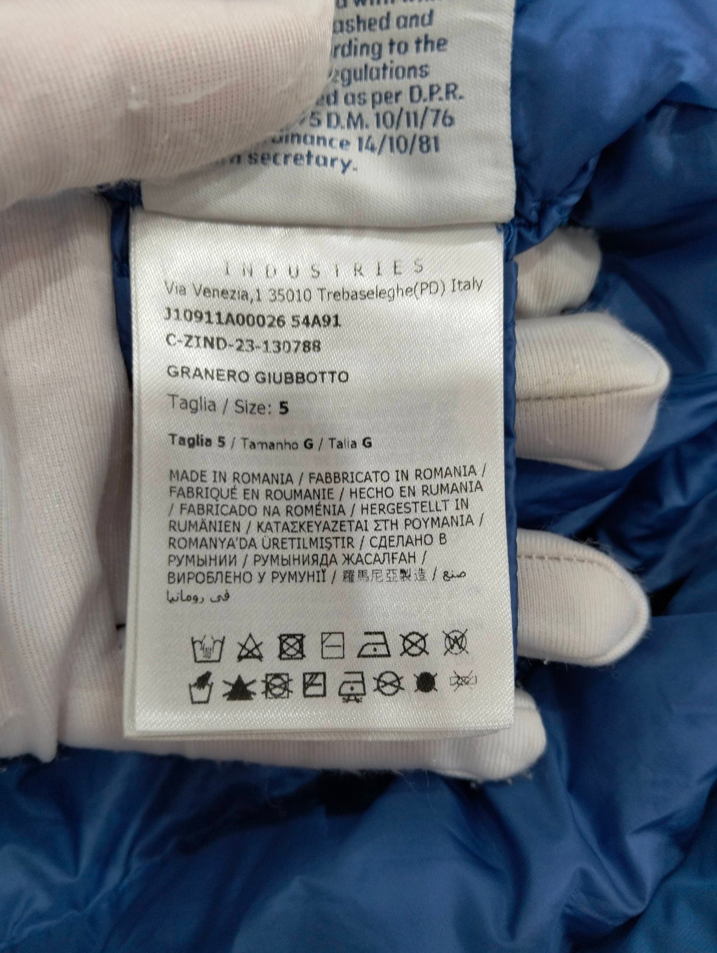 Moncler - Granero Giubbotto - Polyamide - Blue - (5)