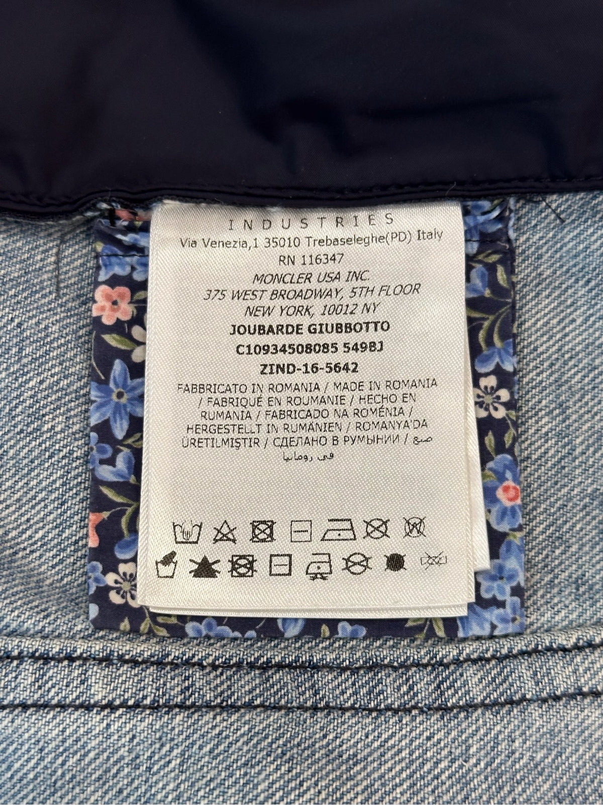 Moncler - Joubarde - Denim - Jeans - Blue - (3)