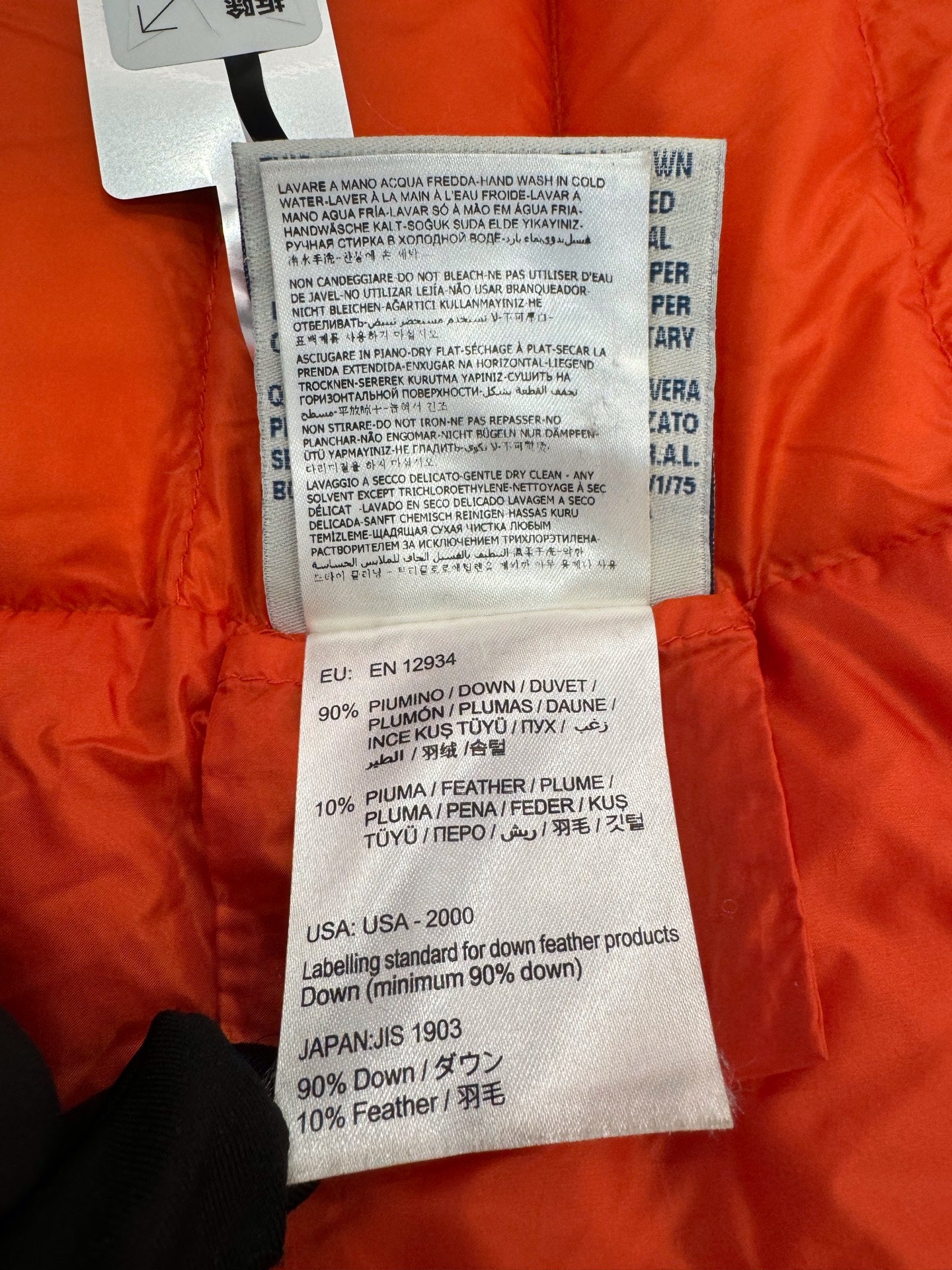 Moncler - Lightweight Down Jacket - Polyamide - Orange - (2)