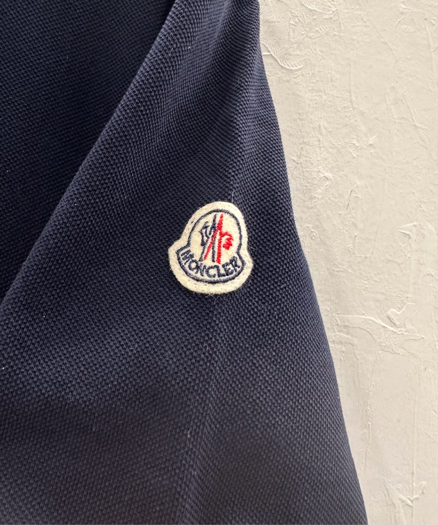 Moncler - Maglia Polo Manica Corta - Cotton - Blue - (M)