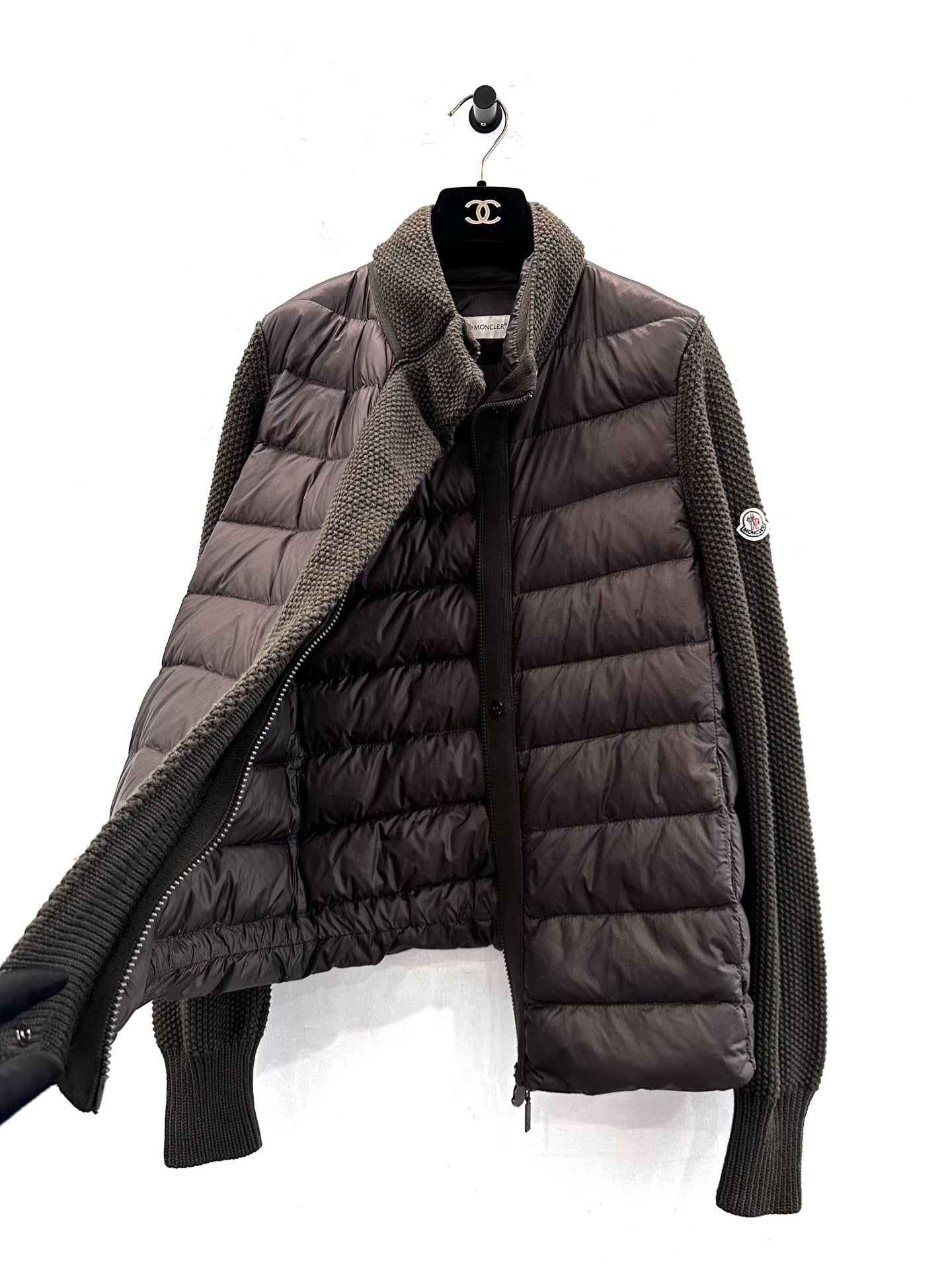 Moncler - Maglione Tricot Cardigan - Polyamide - Brown - (XL)