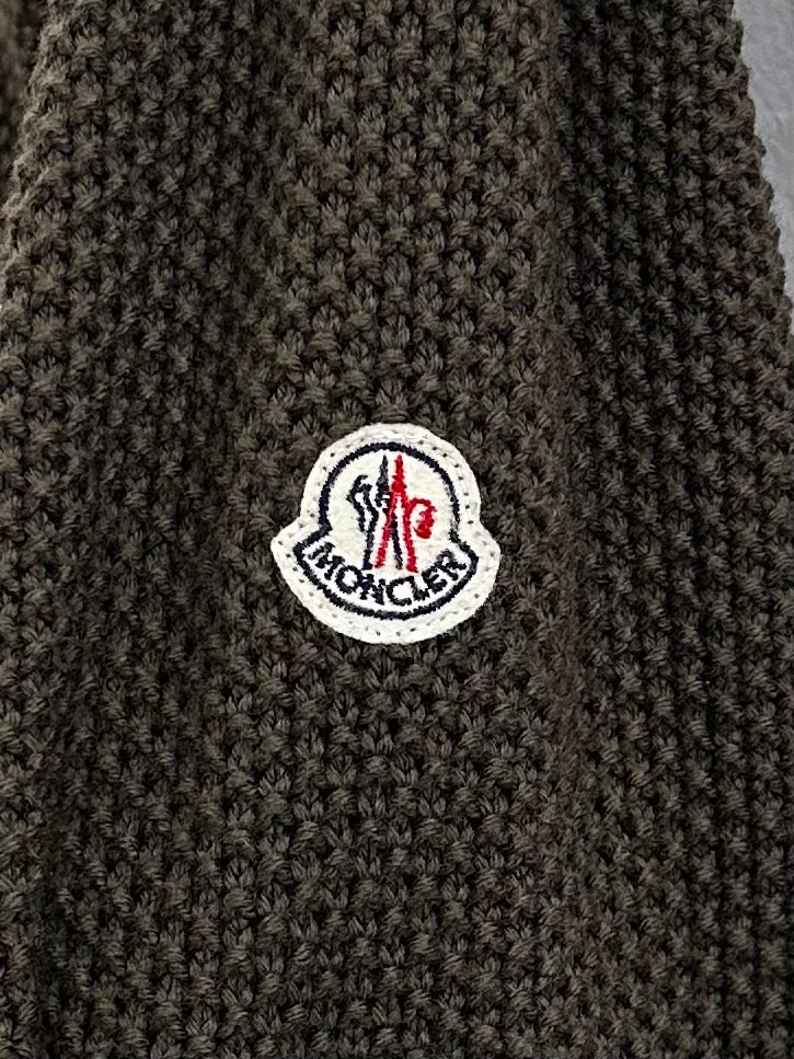 Moncler - Maglione Tricot Cardigan - Polyamide - Brown - (XL)
