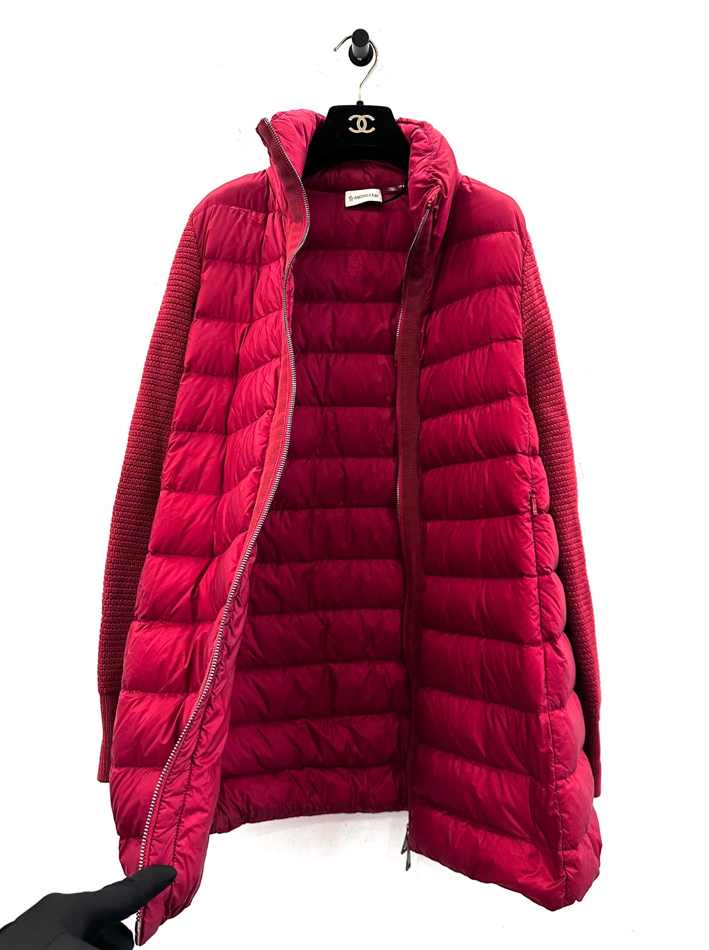 Moncler - Maglione Tricot Cardigan - Polyamide - Pink - (M)