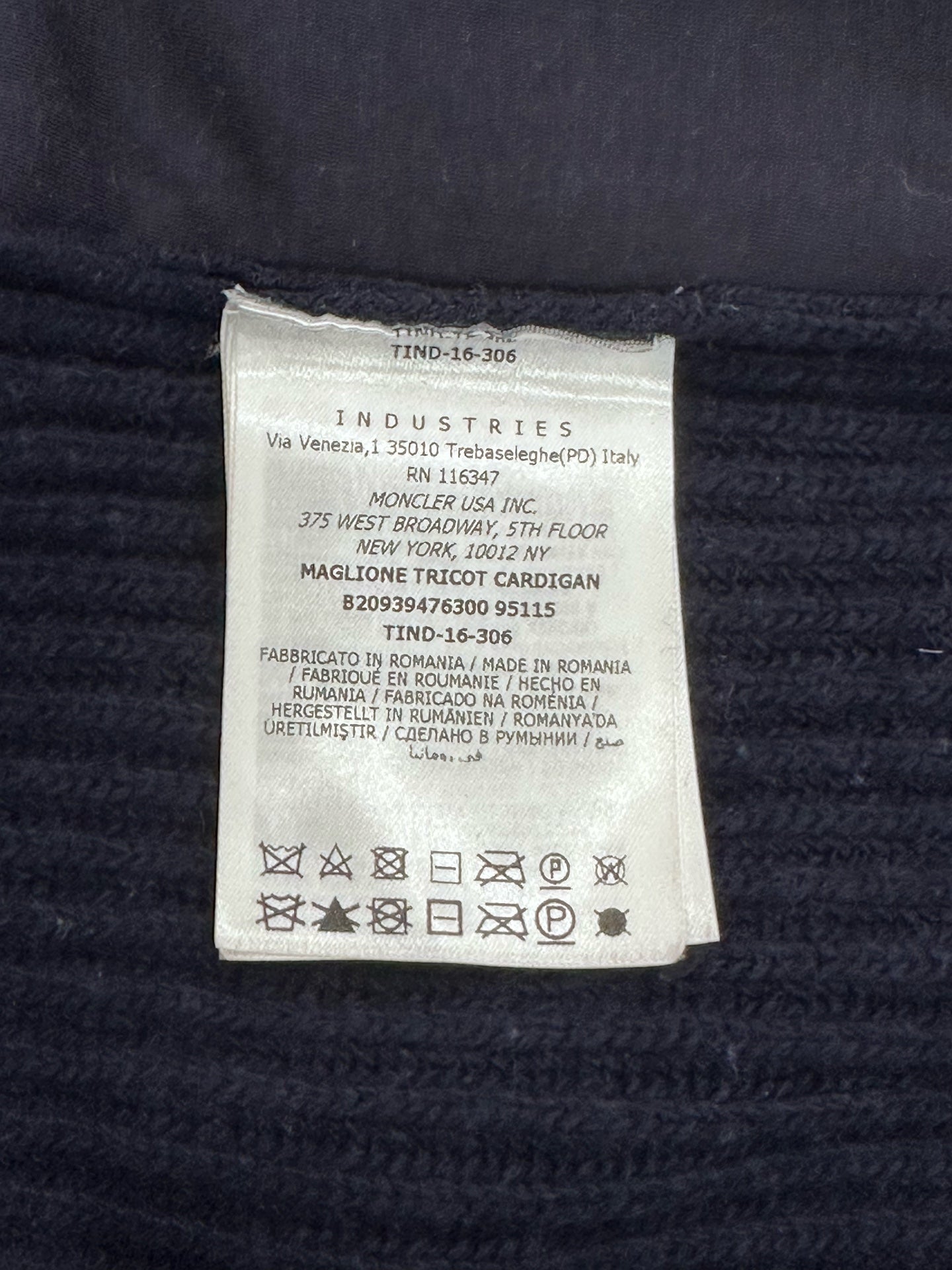 Moncler - Maglione Tricot Cardigan - Wool - Multicolour - (S)