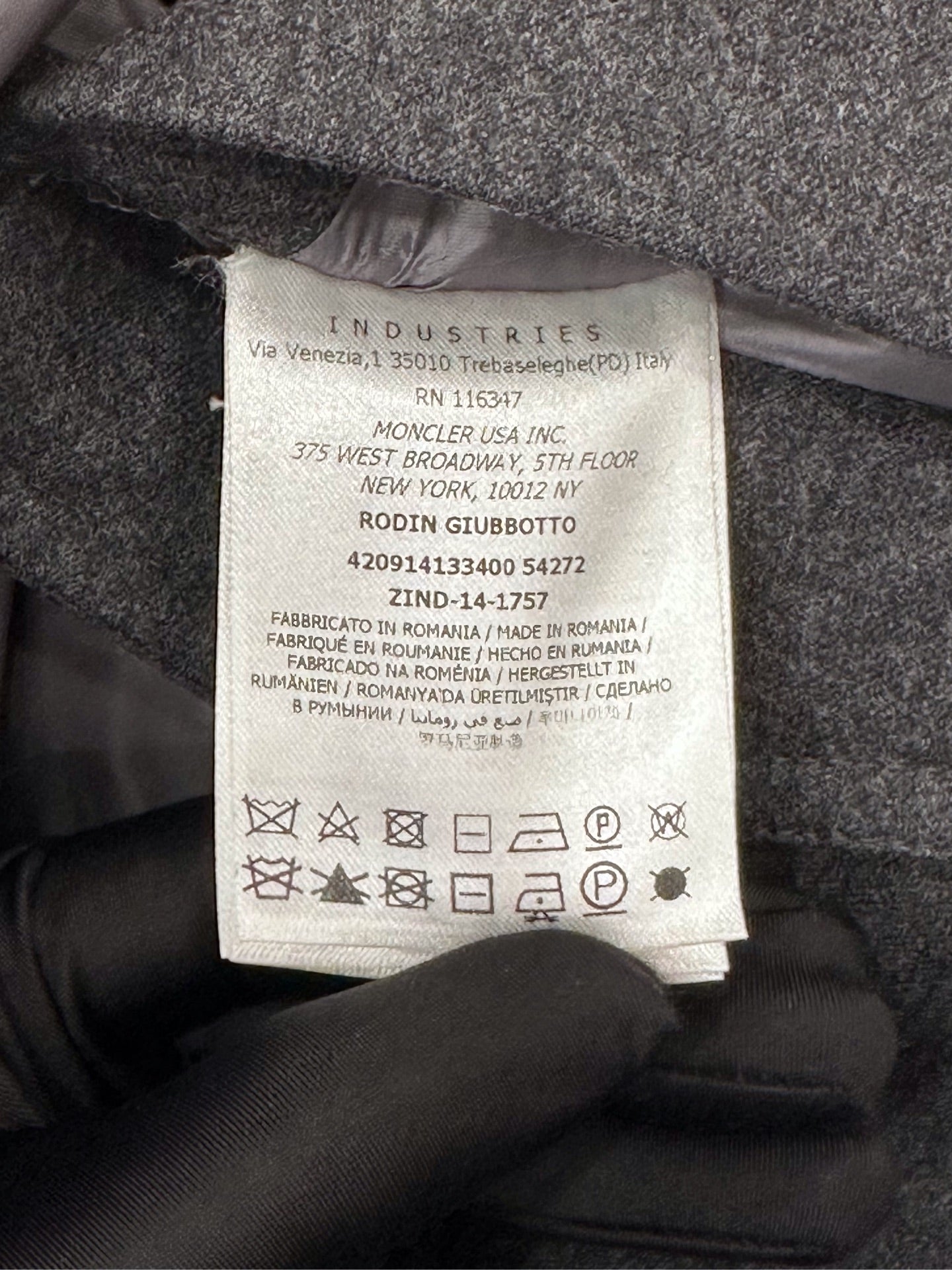Moncler - Rodin - Wool - Grey - (1)