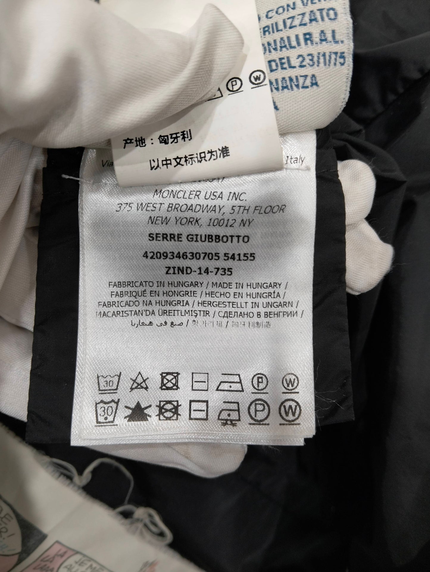 Moncler - SERRE GIUBBOTTO - Polyamide - Black - (2)