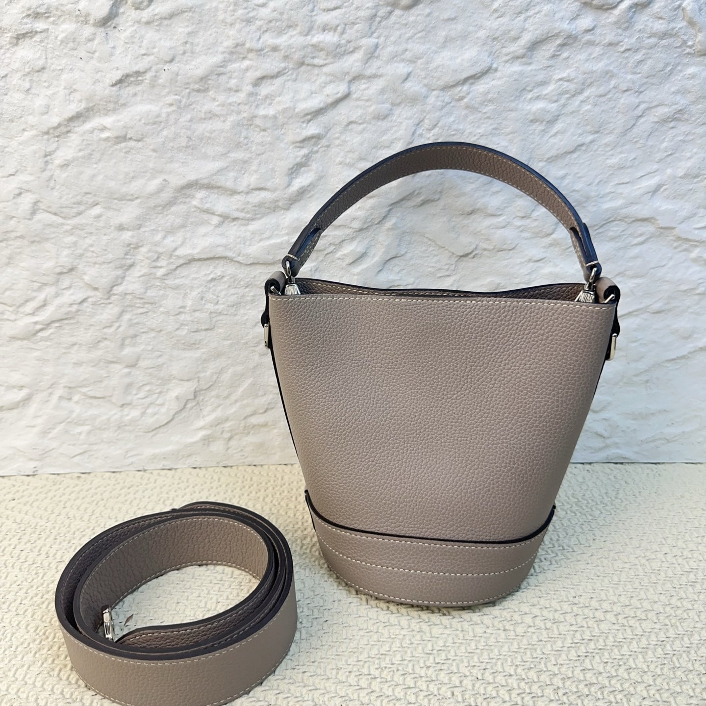 Moynat - Baluchon BB - Leather - Grey - (mini)
