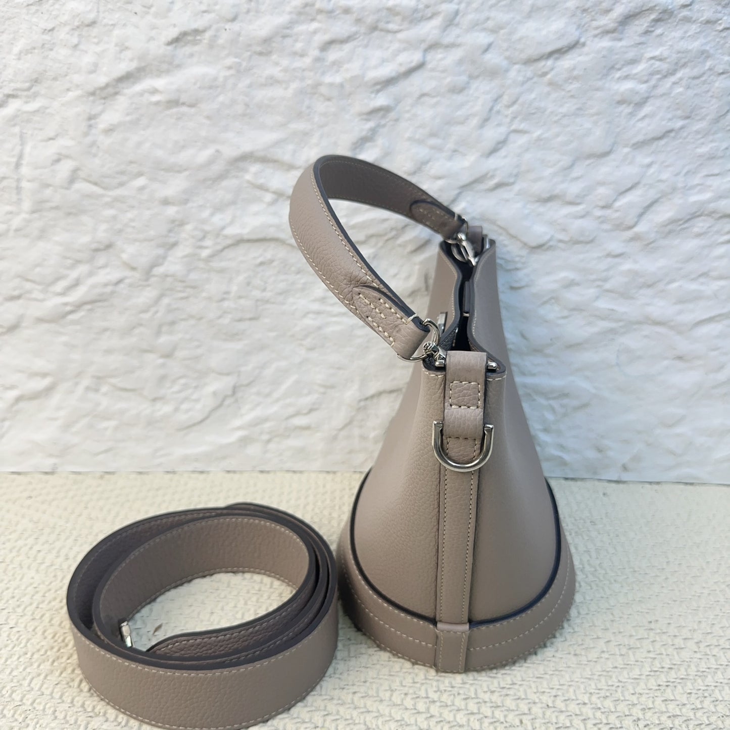 Moynat - Baluchon BB - Leather - Grey - (mini)
