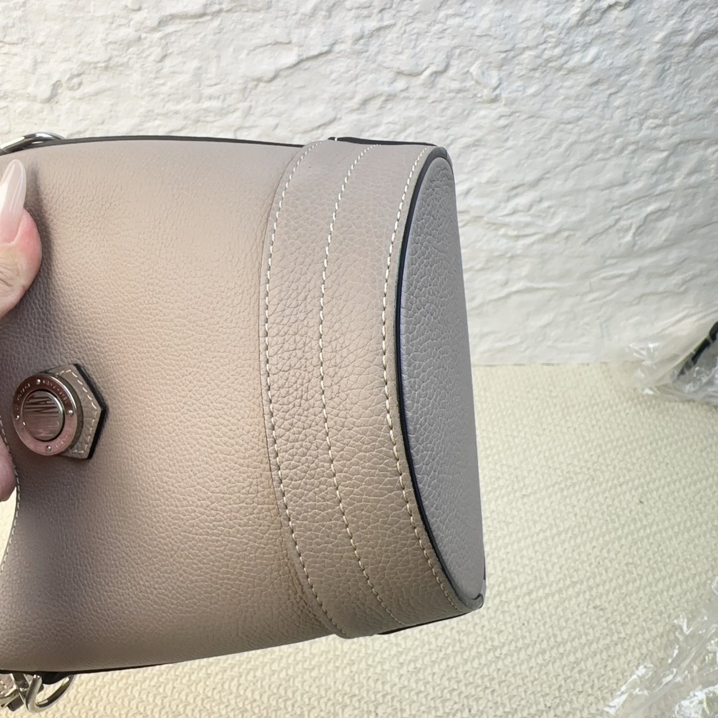 Moynat - Baluchon BB - Leather - Grey - (mini)