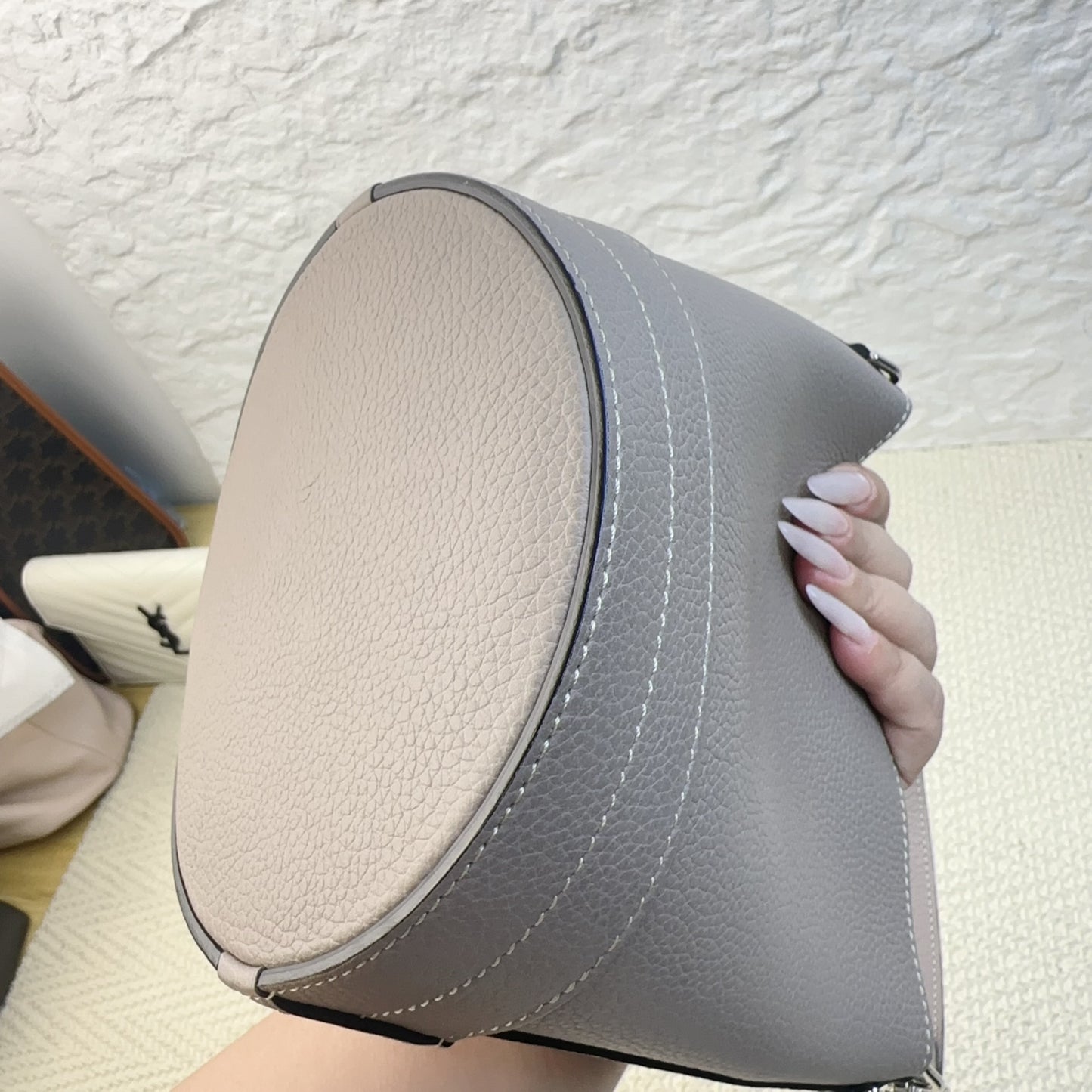 Moynat - Baluchon BB - Leather - Grey - (mini)