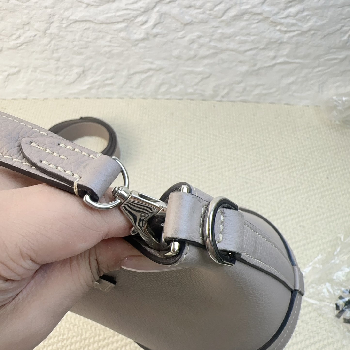Moynat - Baluchon BB - Leather - Grey - (mini)