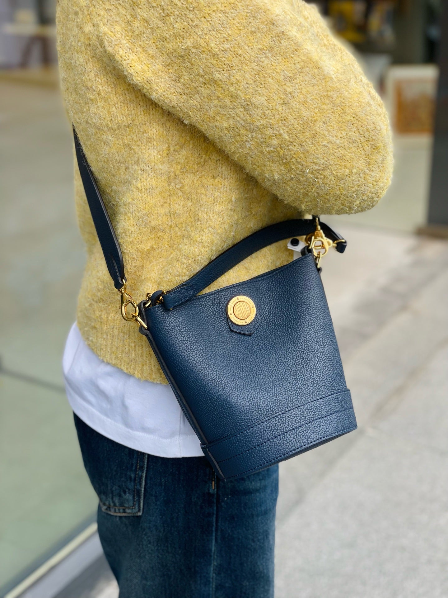 Moynat - Baluchon - Leather - Blue - (small)