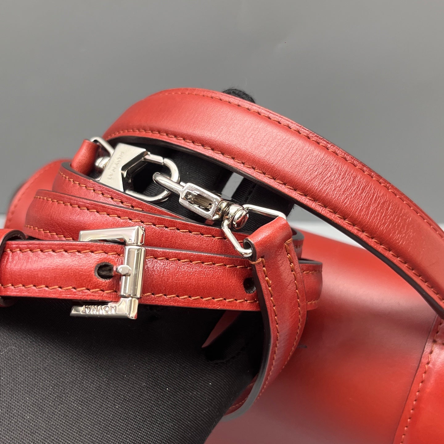 Moynat - Cabotin Doctor Bag - Smooth calfskin leather - Burgundy - (small)
