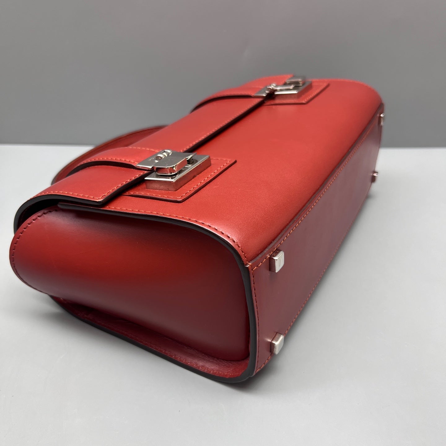Moynat - Cabotin Doctor Bag - Smooth calfskin leather - Burgundy - (small)