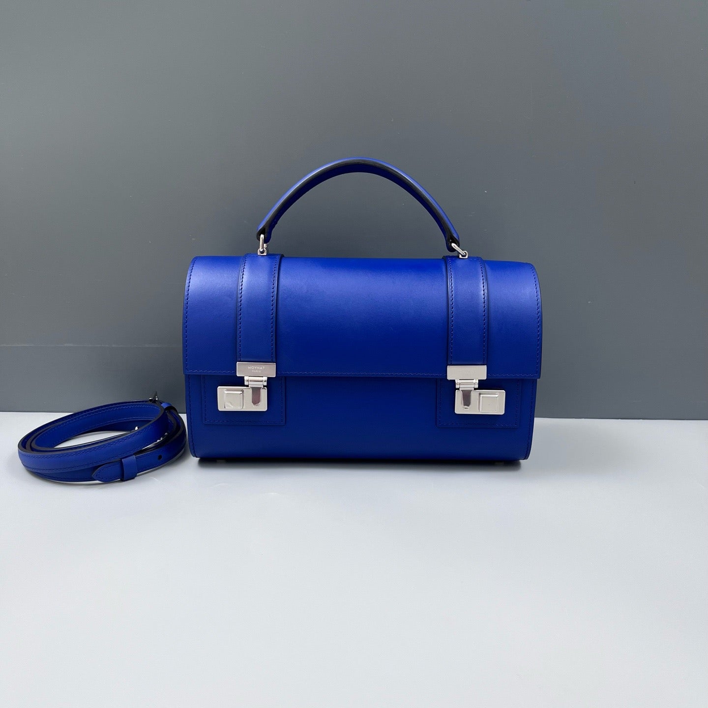 Moynat - Cabotin - Leather - Blue - (Medium)