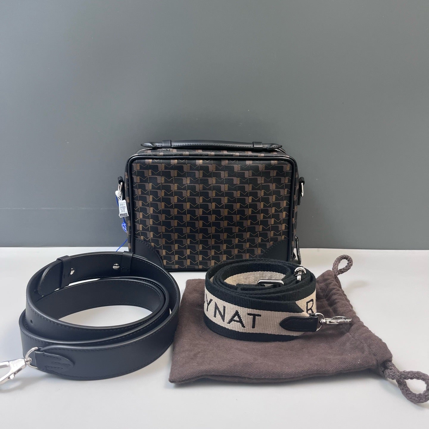 Moynat - Camera Bag TU - Coated canvas with leather trim - Brown - (Small)