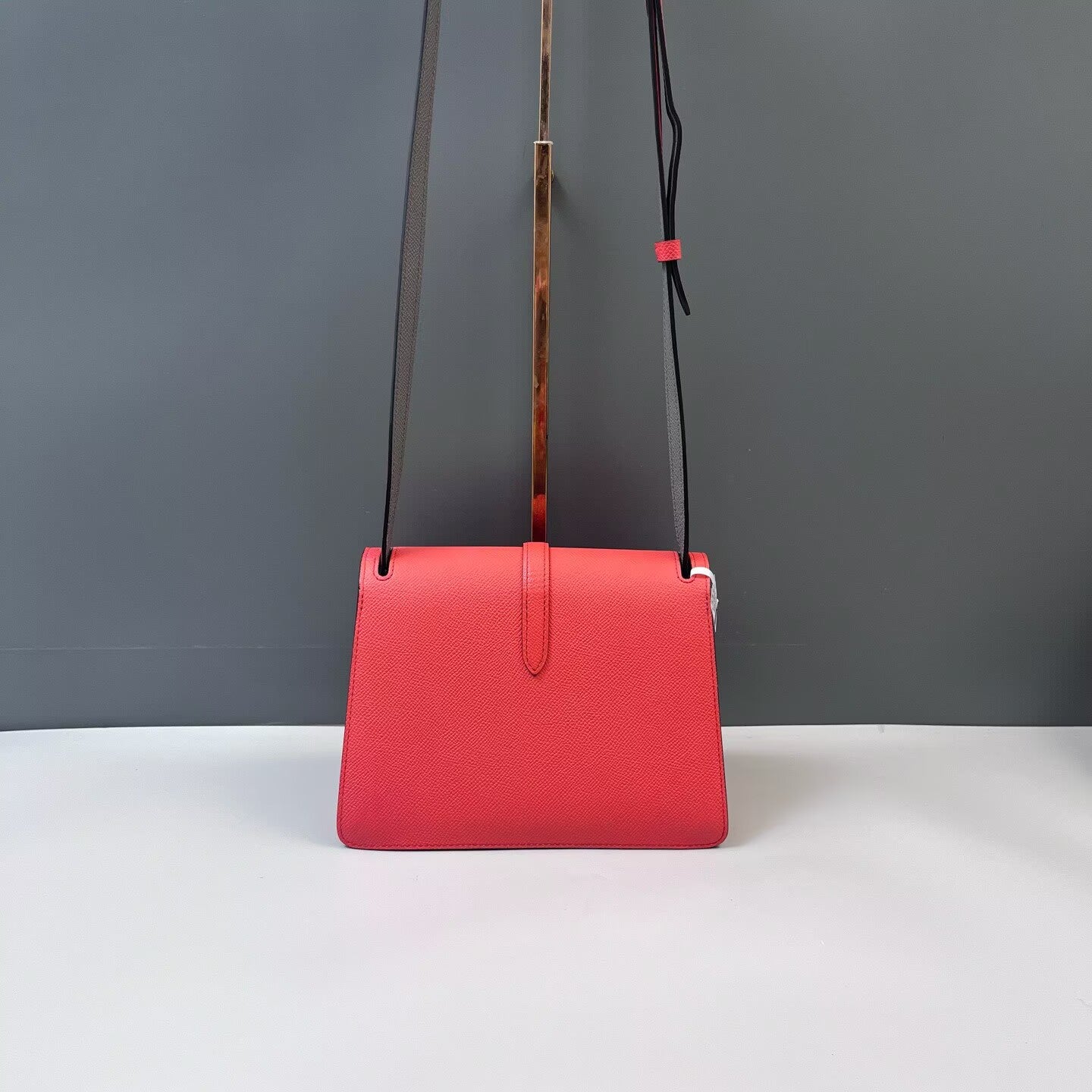 Moynat - Madeleine - Grained leather - Red with Grey Accents - (mini)