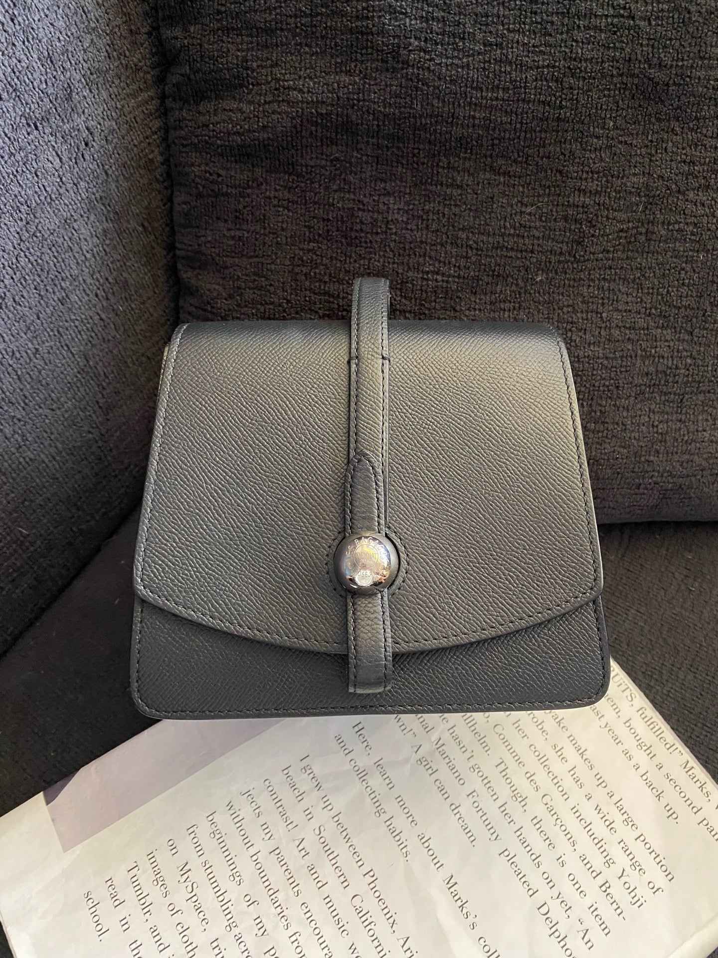 Moynat - Madeleine - Leather - Black - (mini)