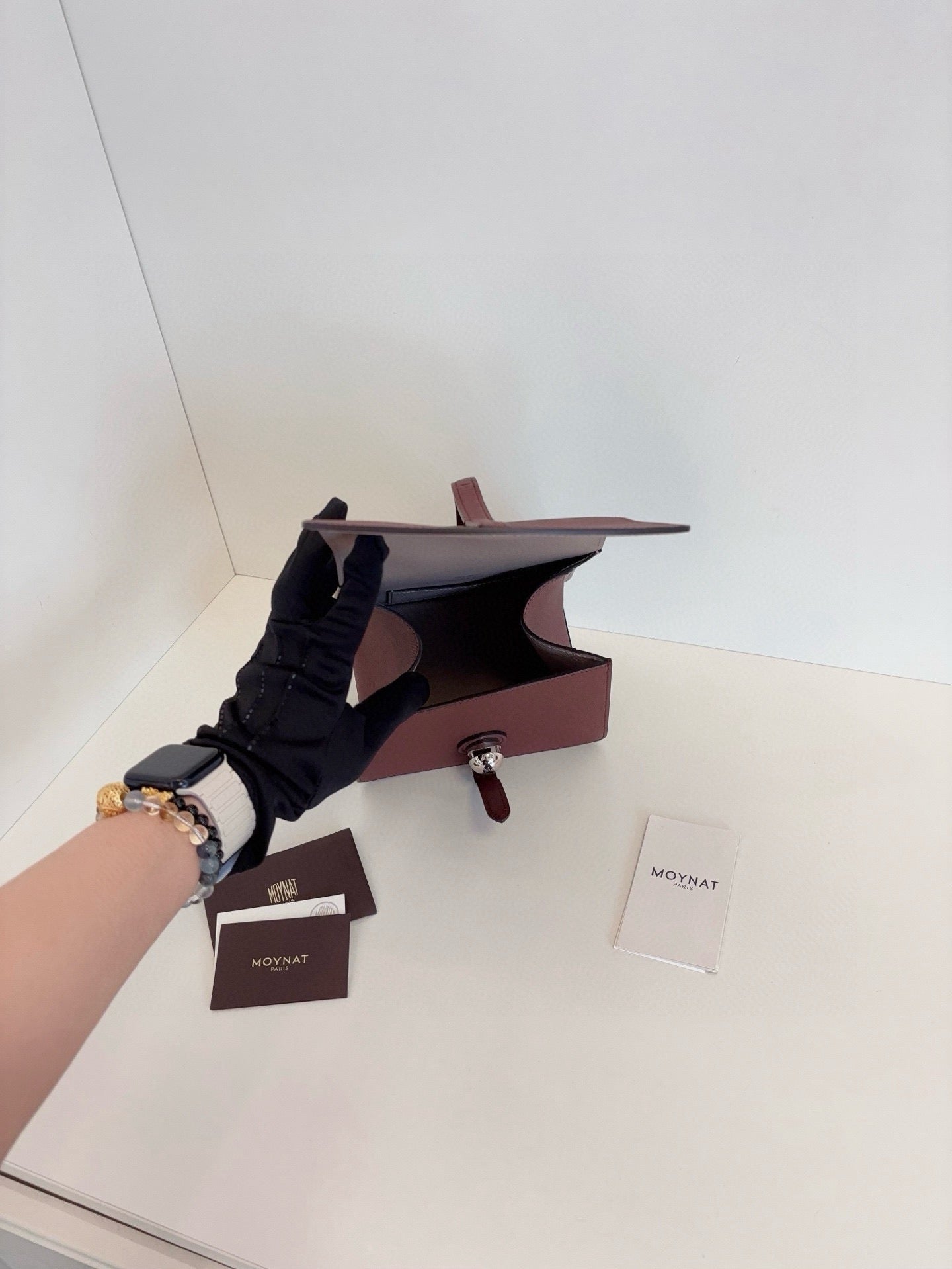 Moynat - Madeleine - Leather - Burgundy - (mini)