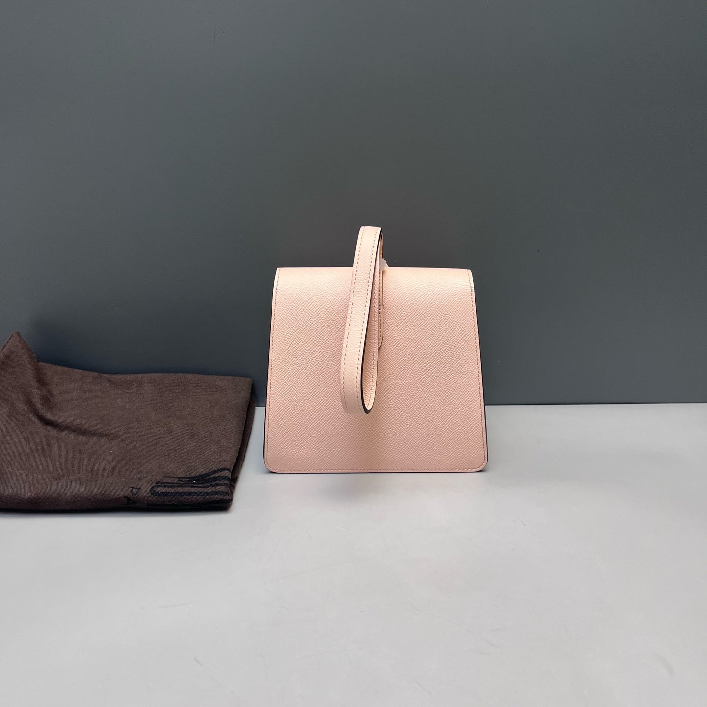 Moynat Mini Vanity Grained leather Pink - view 2