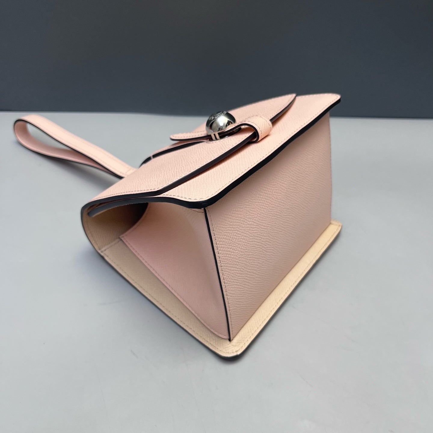 Moynat Mini Vanity Grained leather Pink - view 3