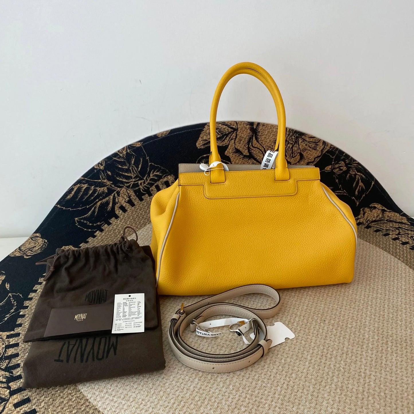 Moynat - Monet Tote - Leather - Yellow - (medium)