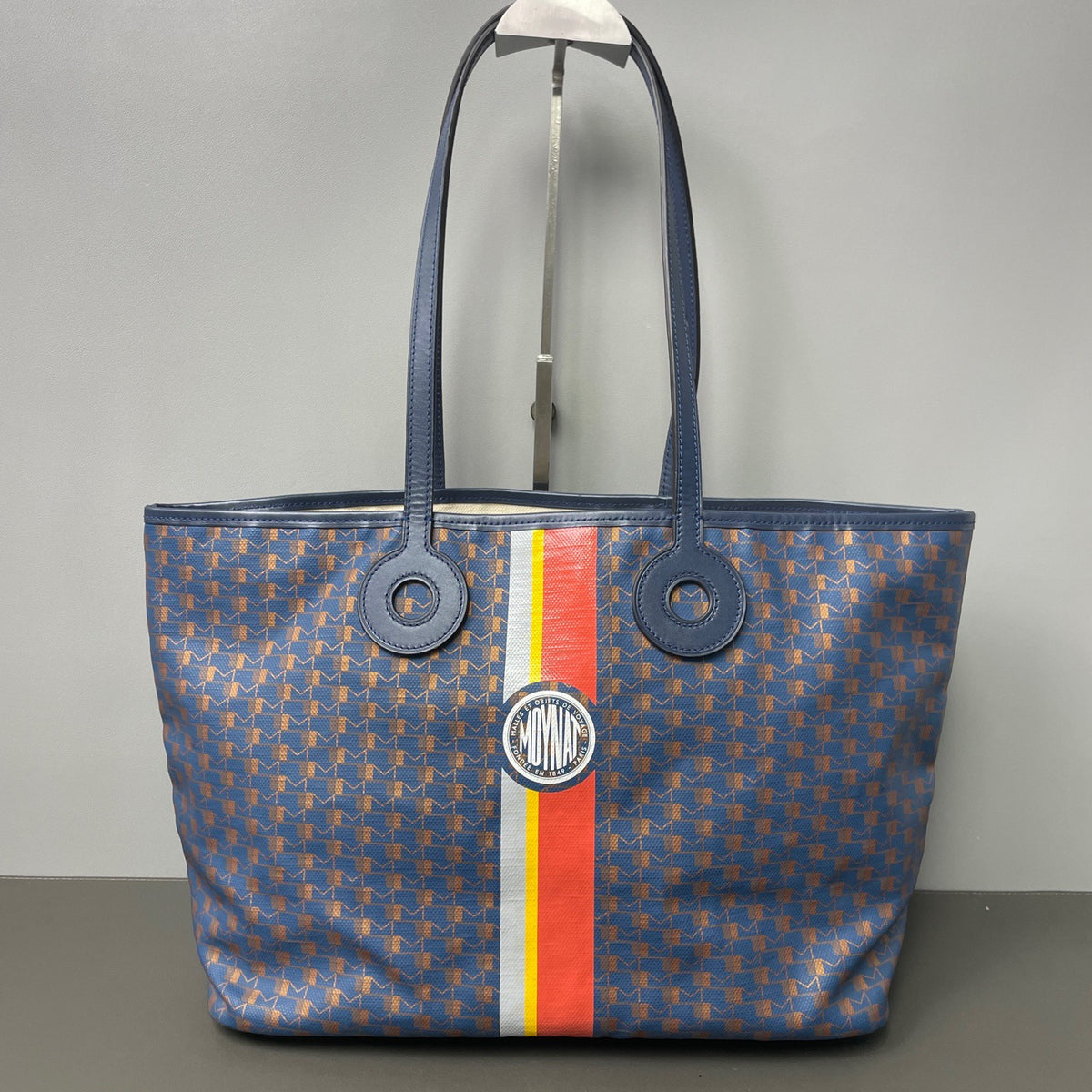 Moynat - Mosaique Tote - Leather - Blue - (medium)
