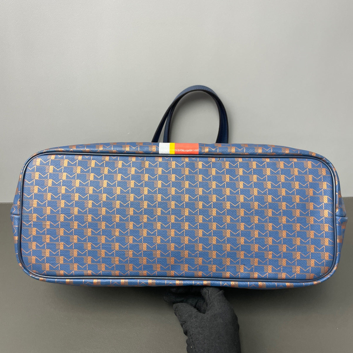 Moynat - Mosaique Tote - Leather - Blue - (medium)