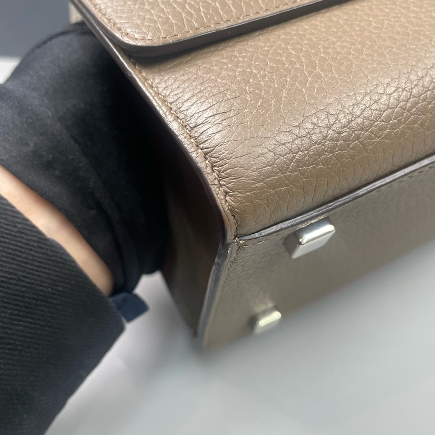 Moynat - Réjane 30 - Leather - Grey - (medium)