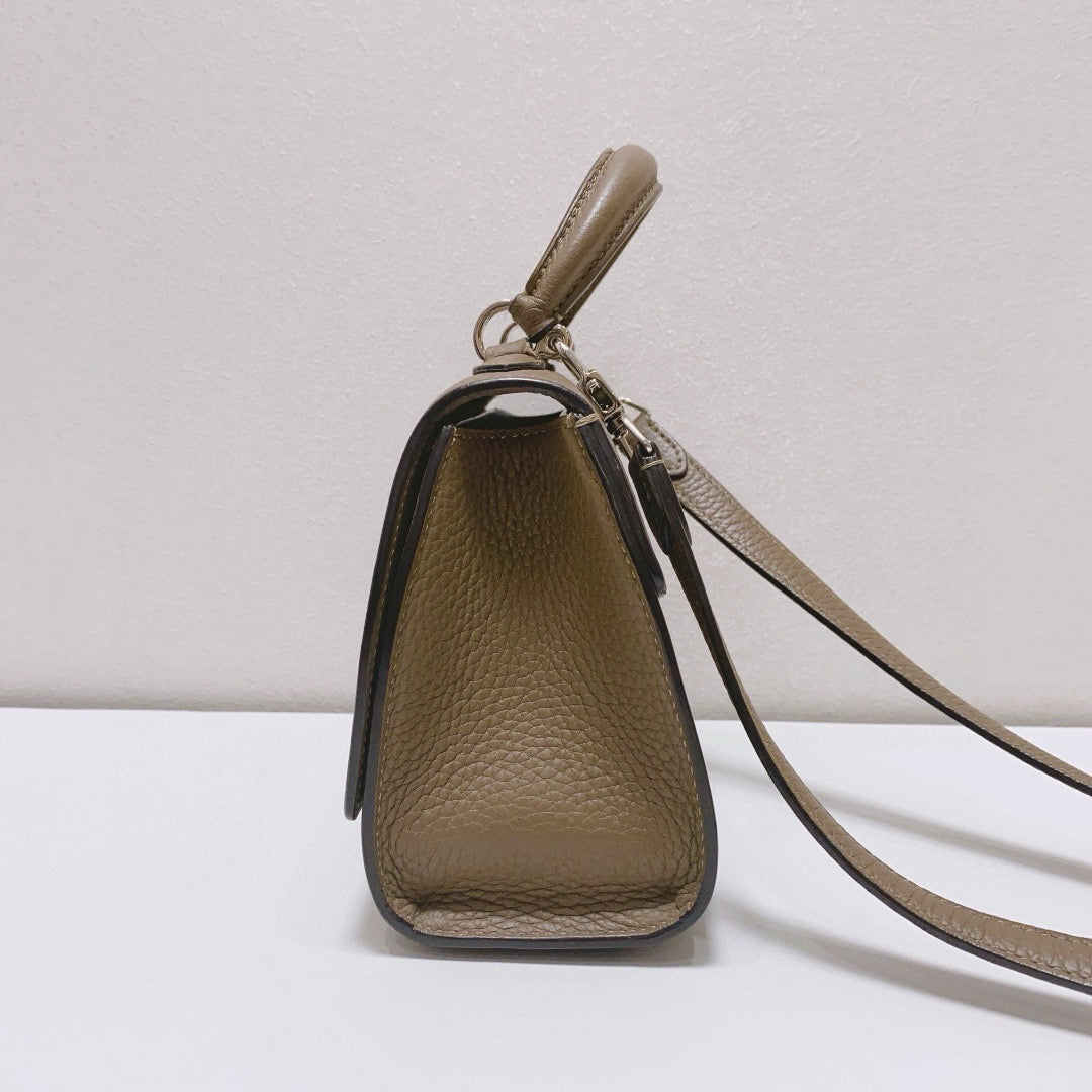 Moynat - Rejane - Cowhide leather - Elephant Grey with Silver-Tone Hardware - (small)