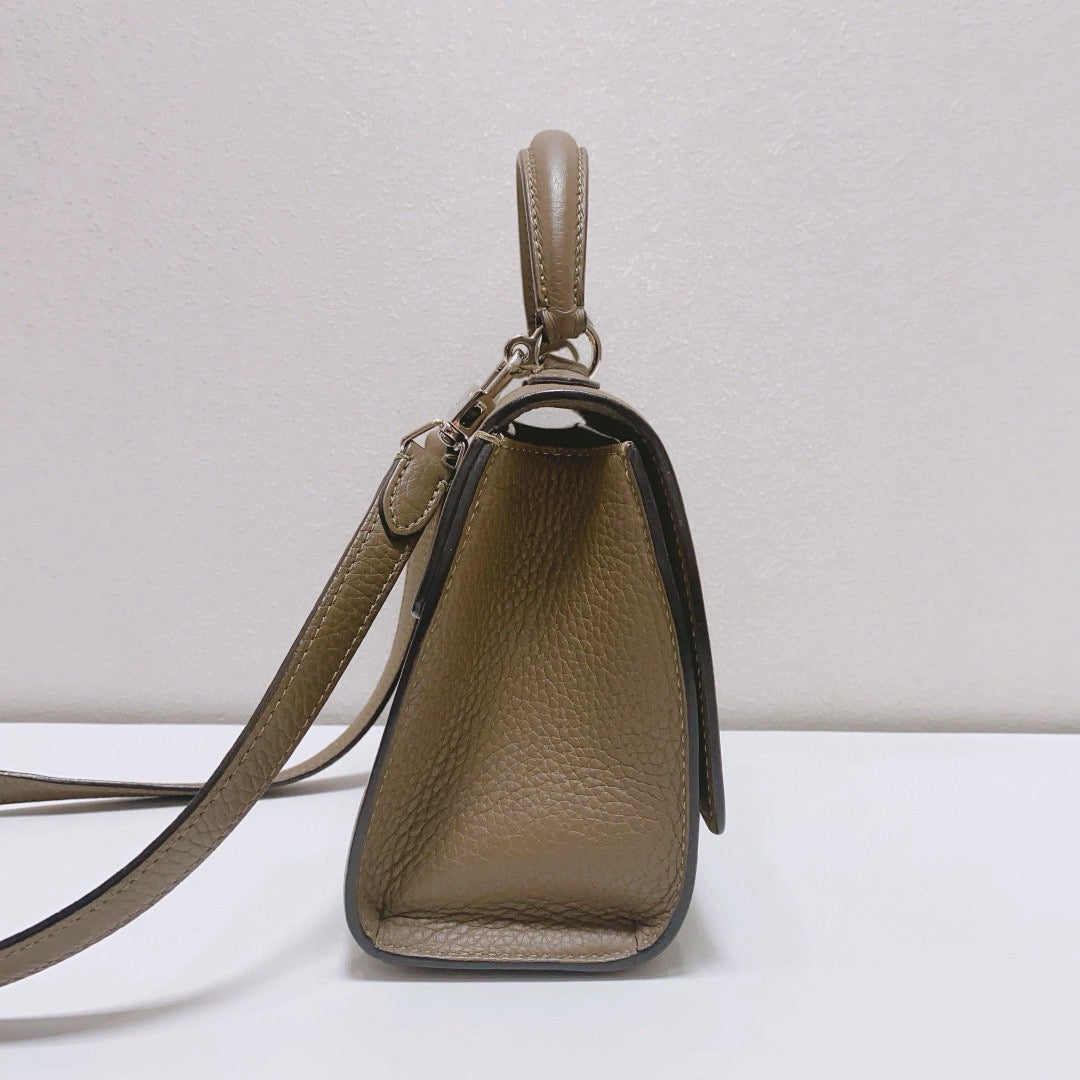 Moynat - Rejane - Cowhide leather - Elephant Grey with Silver-Tone Hardware - (small)