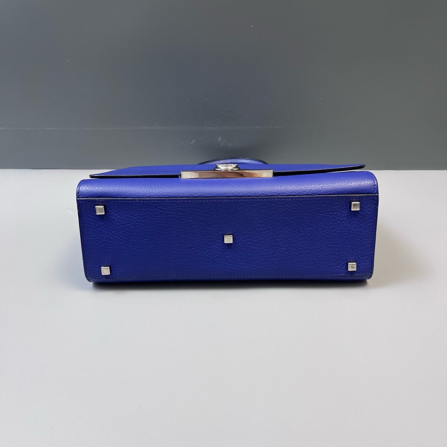 Moynat - Rejane - Grained leather - Blue - (medium)