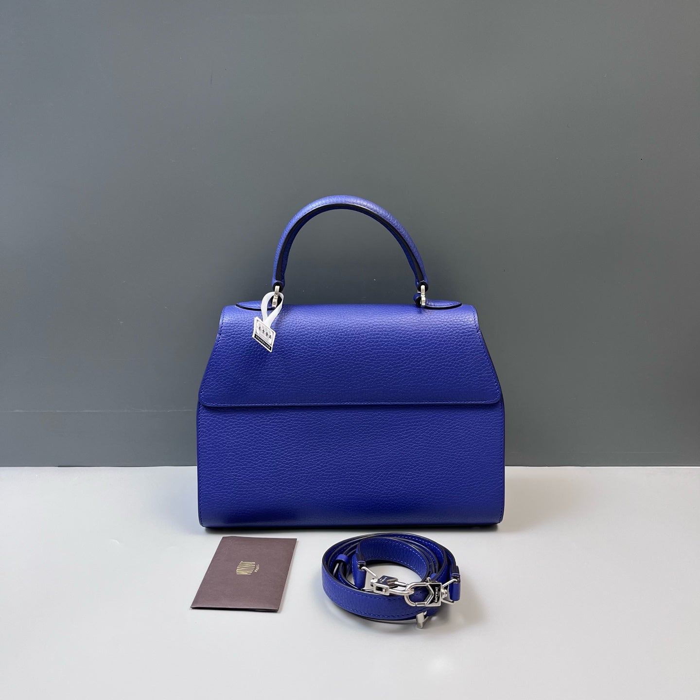 Moynat - Rejane - Grained leather - Blue - (medium)