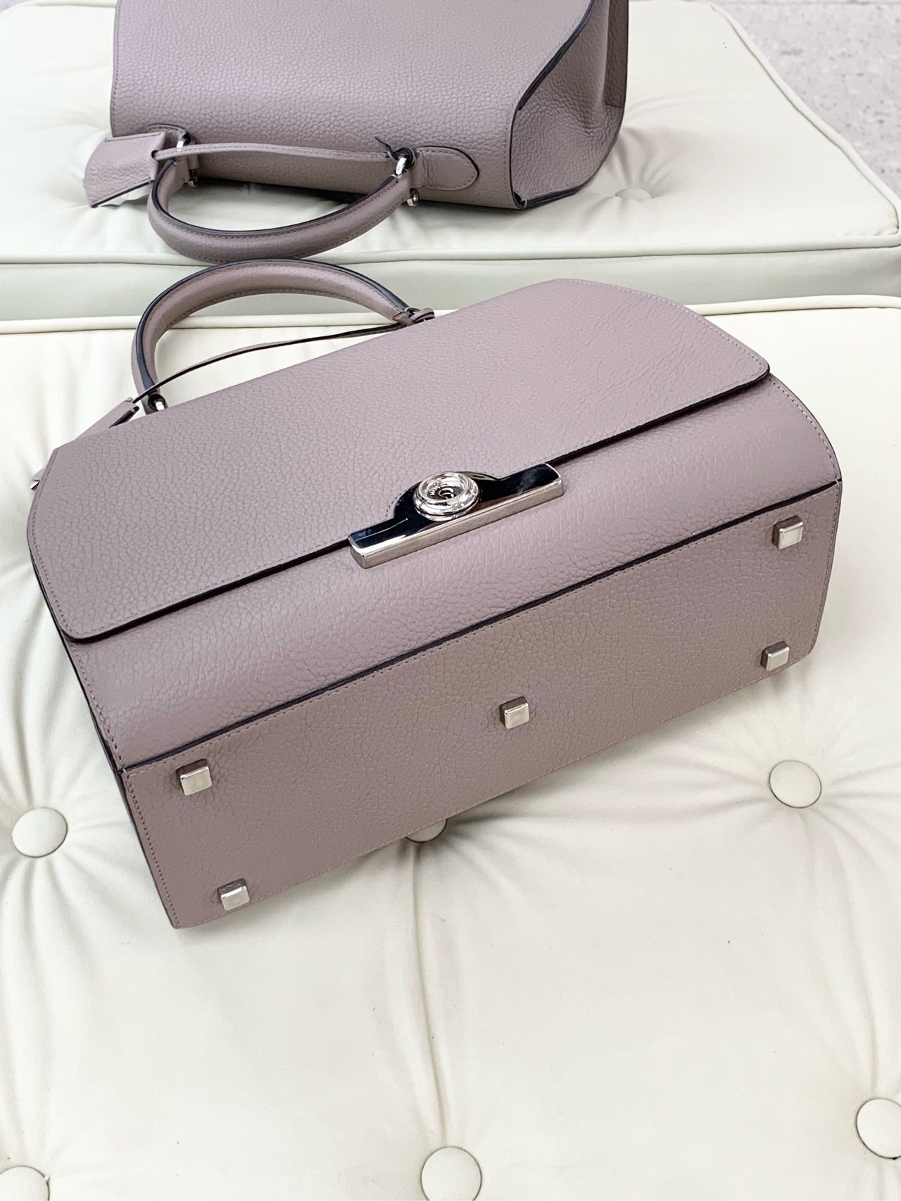 Moynat - Rejane - Leather - Grey - (large)