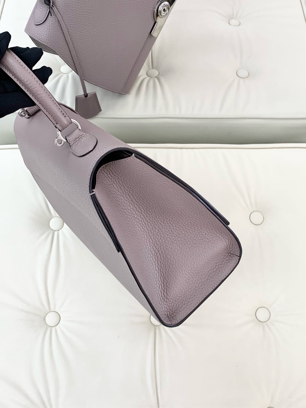 Moynat - Rejane - Leather - Grey - (large)
