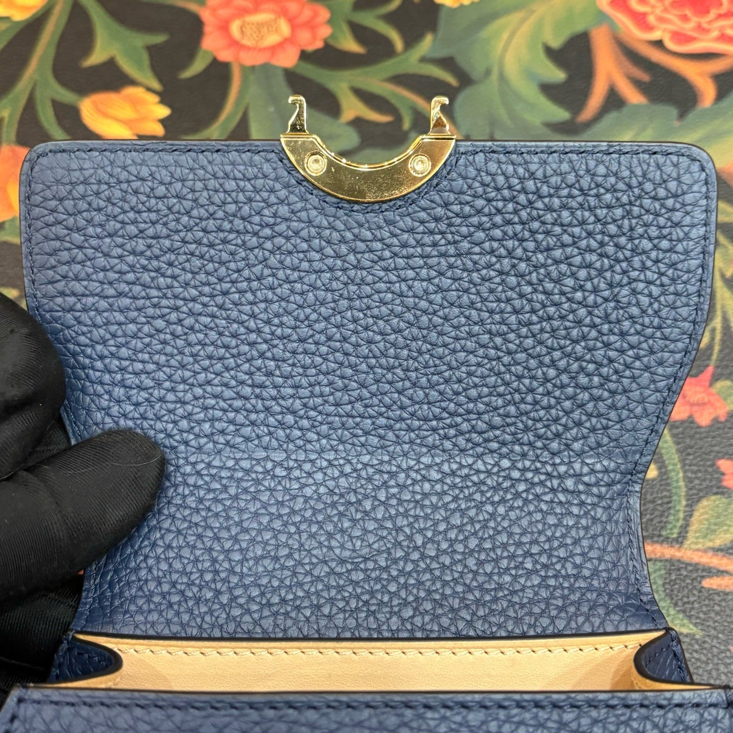 Moynat - Rejane - Leather - Navy - (mini)