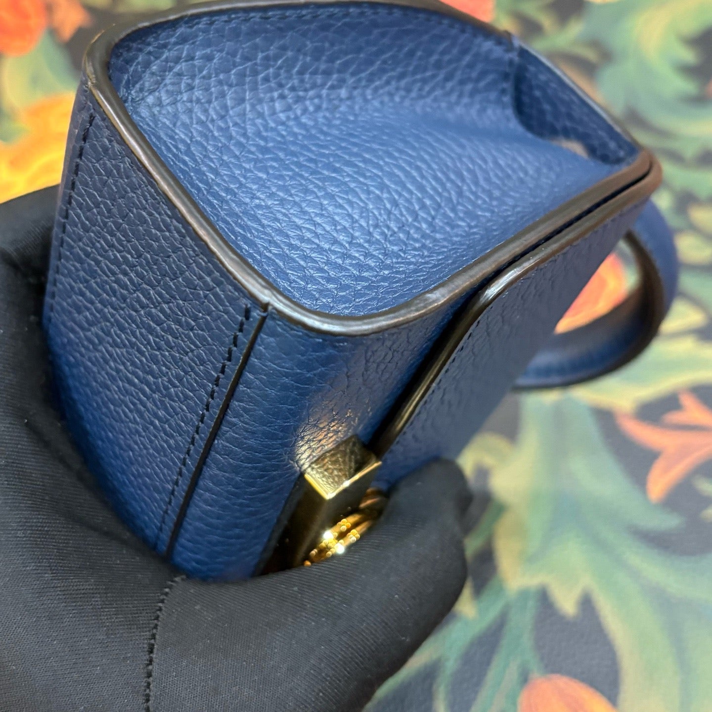 Moynat - Rejane - Leather - Navy - (mini)