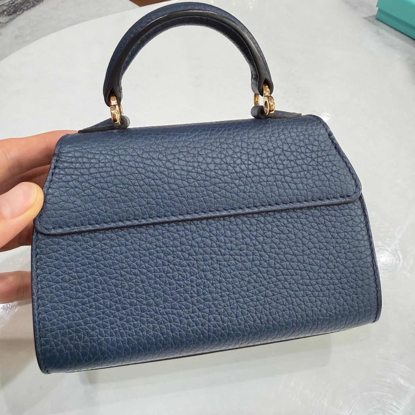Moynat - Rejane Mini Nano - Leather - Blue - (mini)