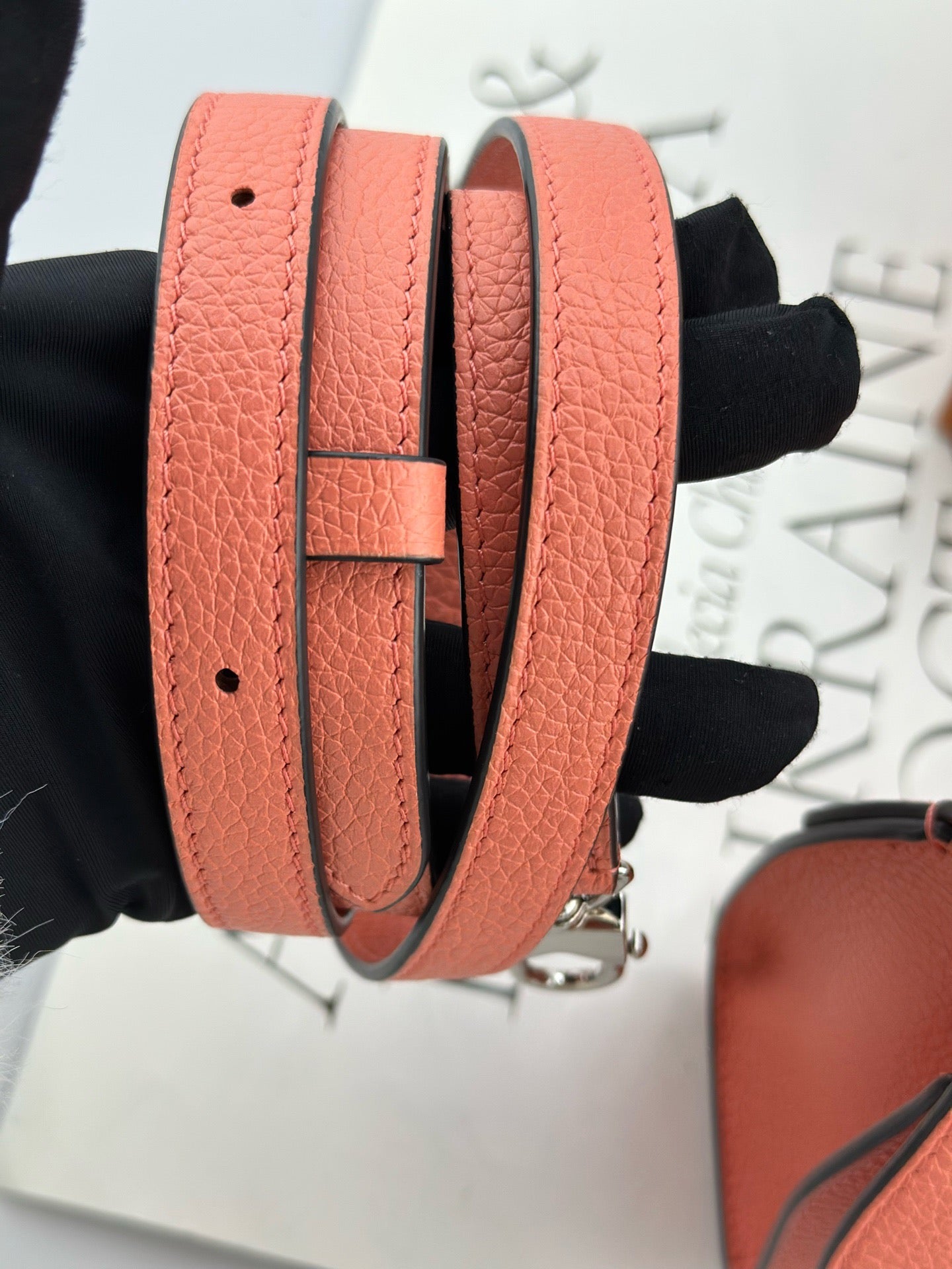 Moynat - Rejane Nano - Grained cowhide leather - Lobster Pink - (mini)