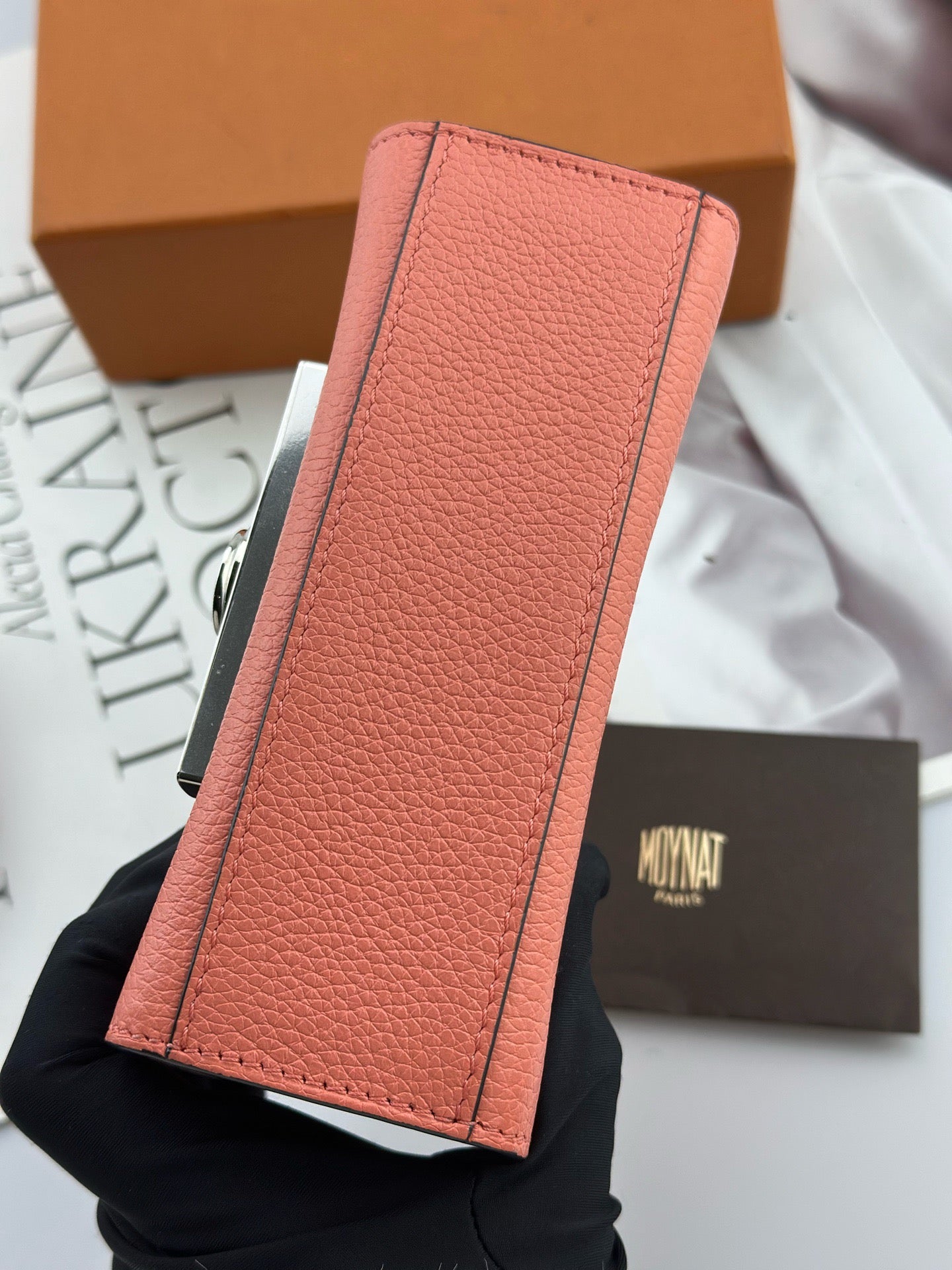 Moynat - Rejane Nano - Grained cowhide leather - Lobster Pink - (mini)