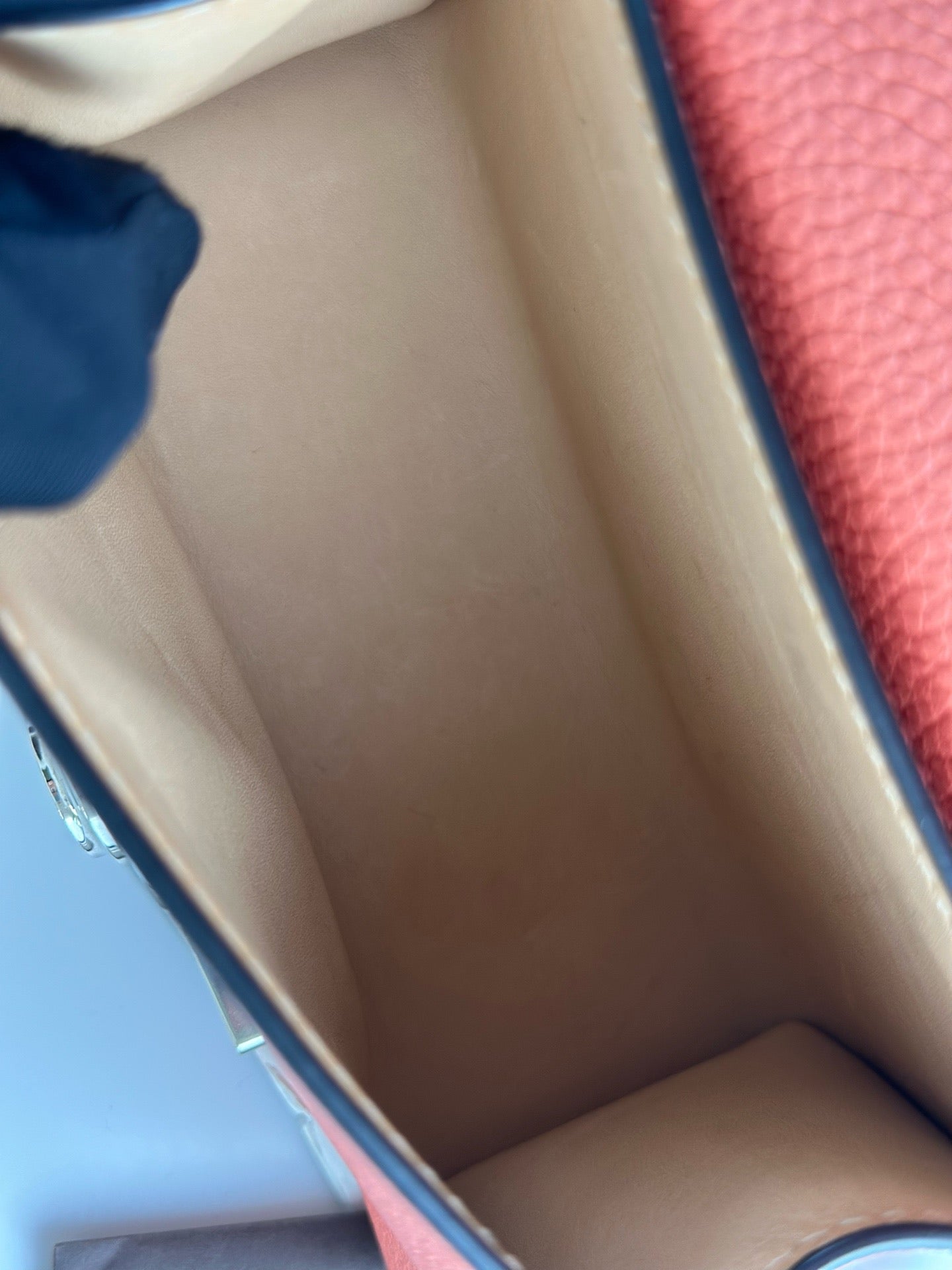Moynat - Rejane Nano - Grained cowhide leather - Lobster Pink - (mini)
