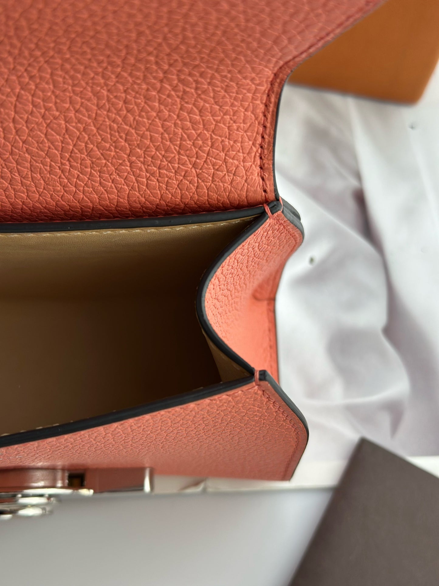 Moynat - Rejane Nano - Grained cowhide leather - Lobster Pink - (mini)