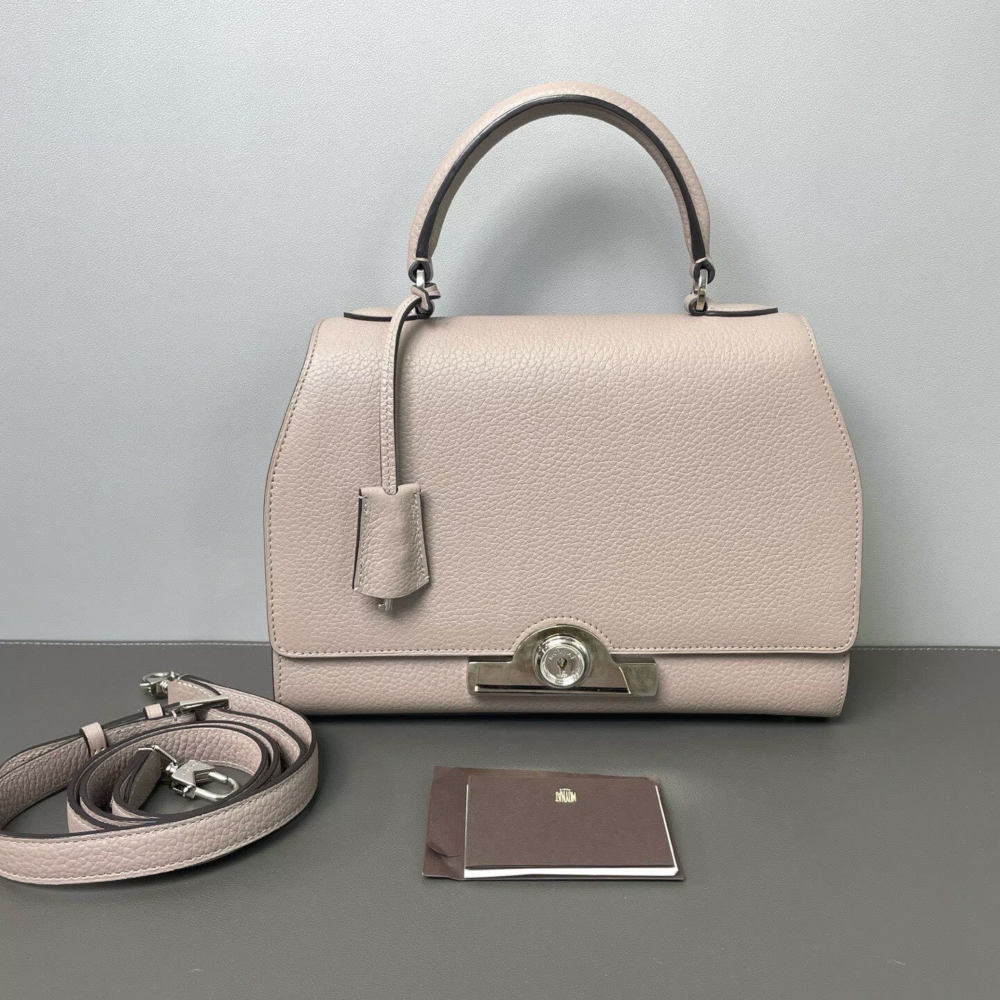 Moynat - Rejane - Pebbled leather - Grey - (medium)